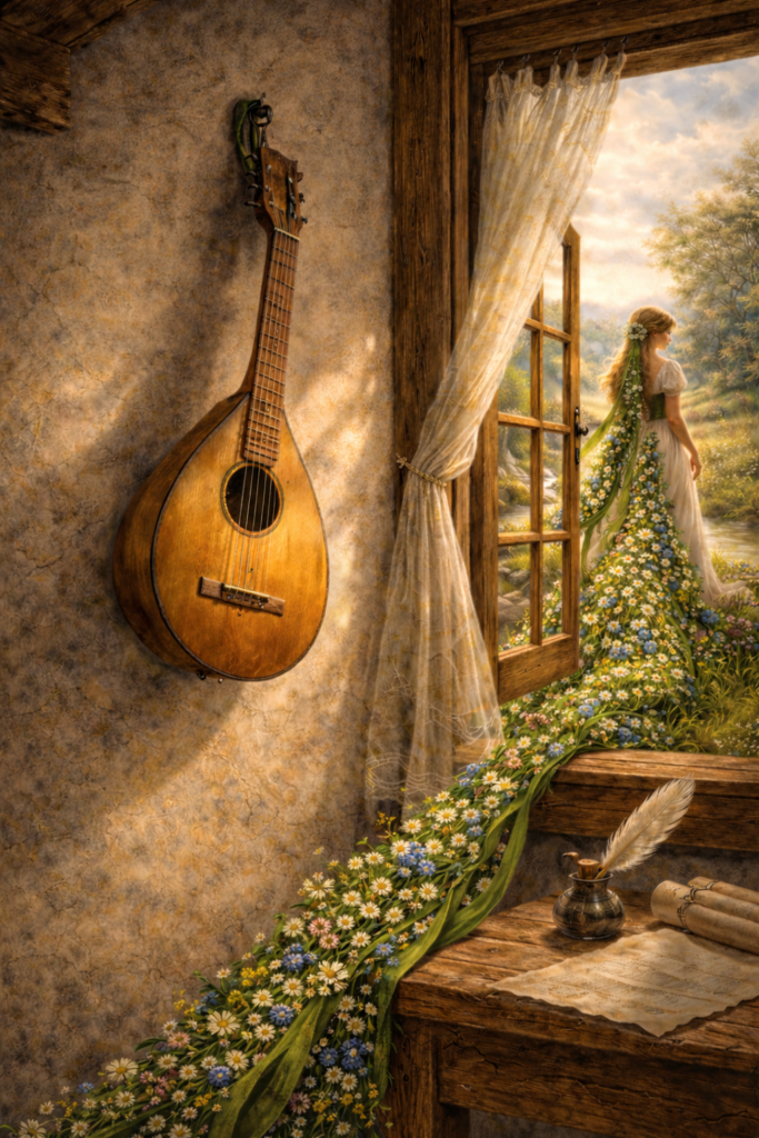 Mit dem grünen Lautenbande