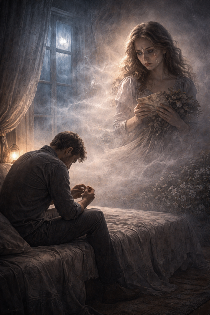 Symbolische Darstellung zu "In Dreams" aus Songs of Travel von Ralph Vaughan Williams. Ein Bild von träumerischer Erinnerung.